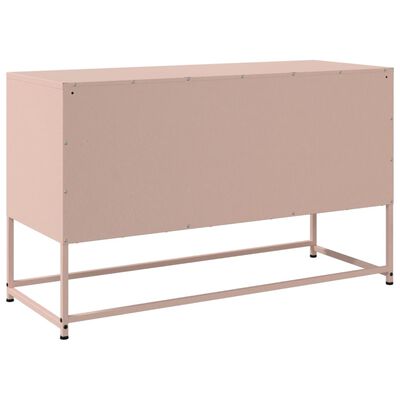 vidaXL TV-Schrank Rosa 100,5x39x60,5 cm Stahl