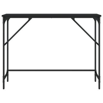 vidaXL Konsolentisch Schwarz 100x32x75 cm Holzwerkstoff