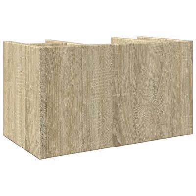 vidaXL Schreibtisch-Organizer Sonoma-Eiche 44,5x24x25 cm Holzwerkstoff