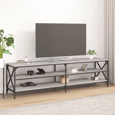 vidaXL TV-Schrank Grau Sonoma 180x40x50 cm Holzwerkstoff