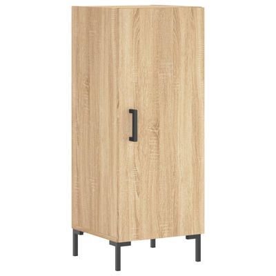 vidaXL Sideboard Sonoma-Eiche 34,5x34x90 cm Holzwerkstoff