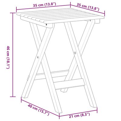 vidaXL Schaukelstuhl mit Klapptisch Weiß Massivholz Pappel