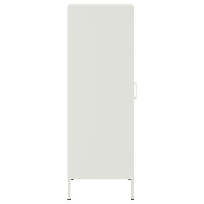 vidaXL Highboard Weiß 36x39x113 cm Stahl