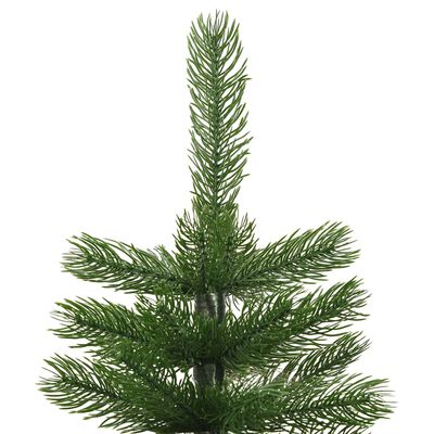 vidaXL Künstlicher Weihnachtsbaum mit Ständer Schlank 180 cm PE