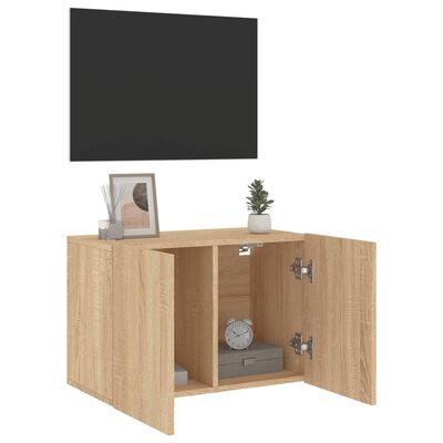 vidaXL TV-Wandschrank Sonoma-Eiche 60x30x41 cm