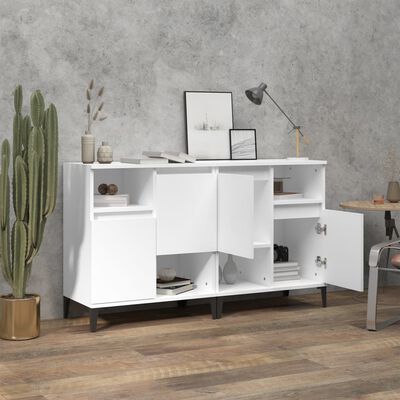 vidaXL Sideboards 2 Stk. Weiß 60x35x70 cm Holzwerkstoff