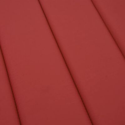 vidaXL Sonnenliegen-Auflage Rot 180x60x3 cm Oxford-Gewebe