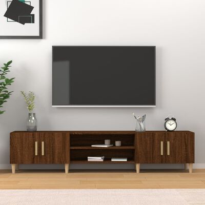 vidaXL TV-Schrank Braun Eichen-Optik 180x31,5x40 cm Holzwerkstoff