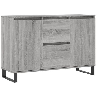 vidaXL Sideboard Grau Sonoma 104x35x70 cm Holzwerkstoff