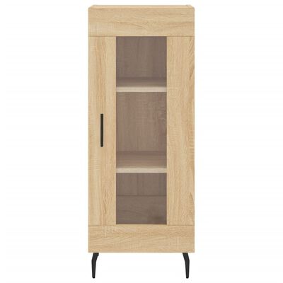 vidaXL Highboard Sonoma-Eiche 34,5x34x180 cm Holzwerkstoff