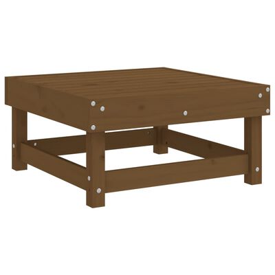 vidaXL 10-tlg. Garten-Lounge-Set Honigbraun Massivholz Kiefer