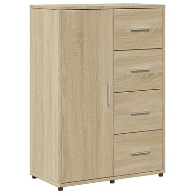 vidaXL Sideboard Sonoma-Eiche 60x31x84 cm Holzwerkstoff