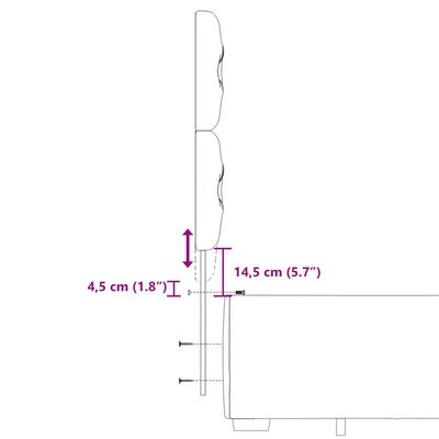 vidaXL Boxspringbett mit Matratze Hellgrau 200x200 cm Samt