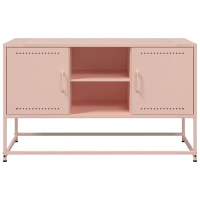 vidaXL TV-Schrank Rosa 100,5x39x60,5 cm Stahl