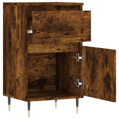 vidaXL Sideboard Räuchereiche 40x35x70 cm Holzwerkstoff