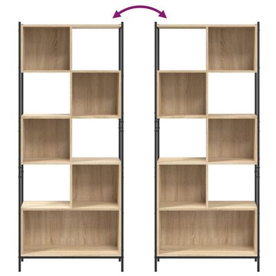 vidaXL Bücherregal Sonoma-Eiche 72x28x172 cm Holzwerkstoff