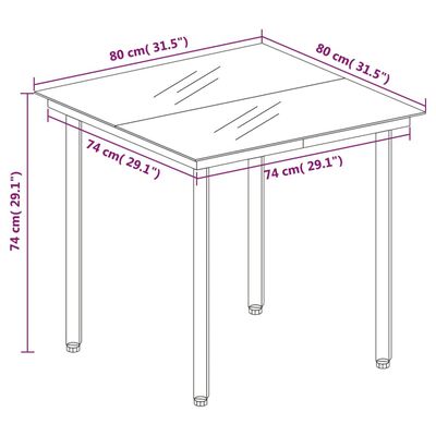 vidaXL 5-tlg. Garten-Essgruppe Schwarz PVC Rattan