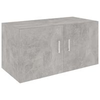 vidaXL Wandschrank Betongrau 80 x 39 x 40 cm Holzwerkstoff