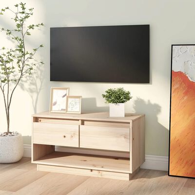 vidaXL TV-Schrank 74x34x40 cm Massivholz Kiefer