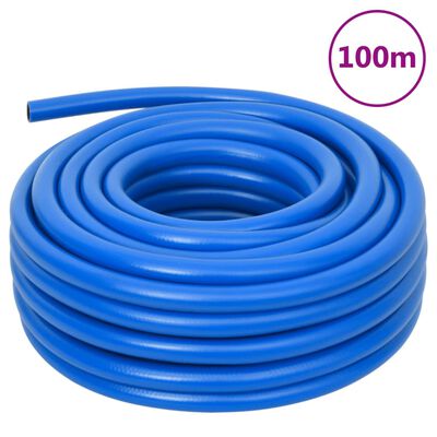 vidaXL Luftschlauch Blau 0,7" 100 m PVC