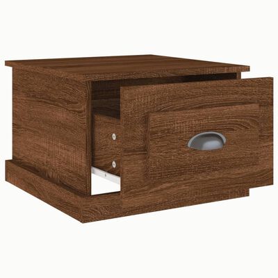 vidaXL Couchtisch Braun Eichen-Optik 50x50x35 cm Holzwerkstoff