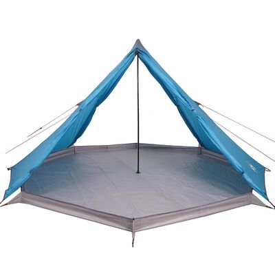 vidaXL Tipi-Familienzelt 8 Personen Blau Wasserdicht