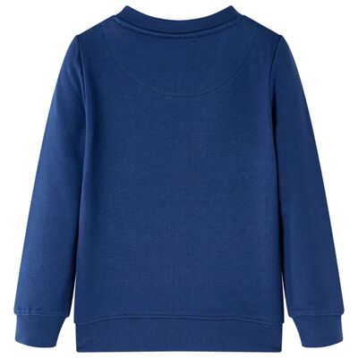 Kinder-Sweatshirt Marineblau 140