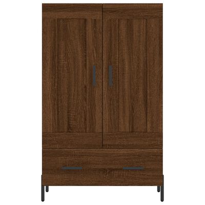 vidaXL Highboard Braun Eichen-Optik 69,5x31x115 cm Holzwerkstoff