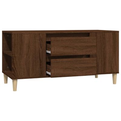 vidaXL TV-Schrank Braun Eichen-Optik 102x44,5x50 cm Holzwerkstoff