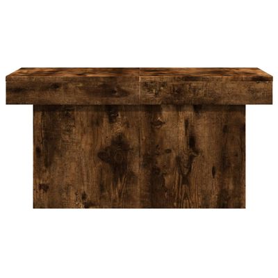 vidaXL Couchtisch Räuchereiche 80x55x40 cm Holzwerkstoff