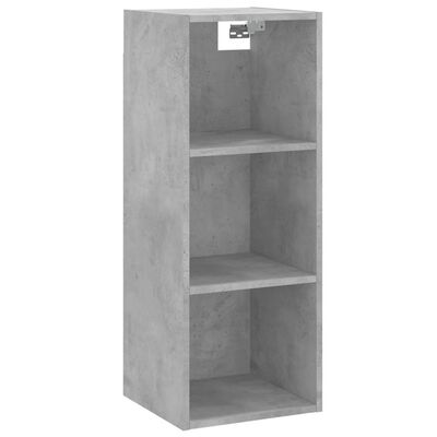 vidaXL Highboard Betongrau 34,5x32,5x180 cm Holzwerkstoff