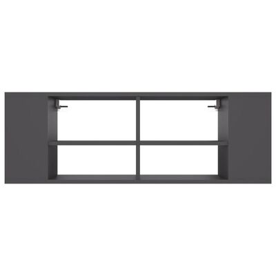 vidaXL TV-Wandschrank Grau 102x35x35 cm Holzwerkstoff