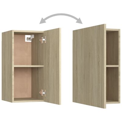 vidaXL 5-tlg. TV-Schrank-Set Sonoma-Eiche Holzwerkstoff