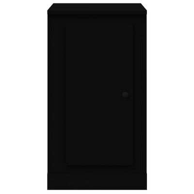 vidaXL Sideboards 2 Stk. Schwarz 37,5x35,5x67,5 cm Holzwerkstoff