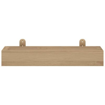 vidaXL Wandregale 2 Stk. 40x15x4 cm Massivholz Teak