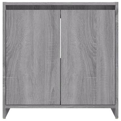 vidaXL Badschrank Grau Sonoma 60x33x61 cm Holzwerkstoff