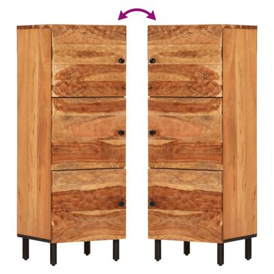 vidaXL Highboard 40x33x110 cm Massivholz Akazie