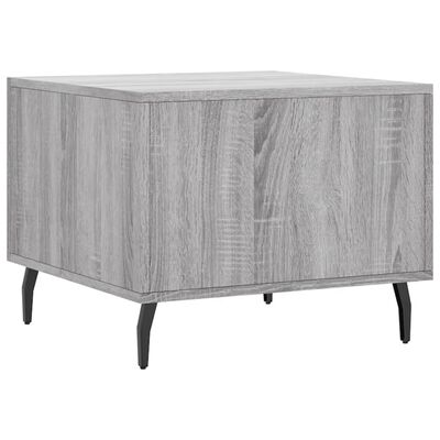 vidaXL Couchtisch Grau Sonoma 50x50x40 cm Holzwerkstoff