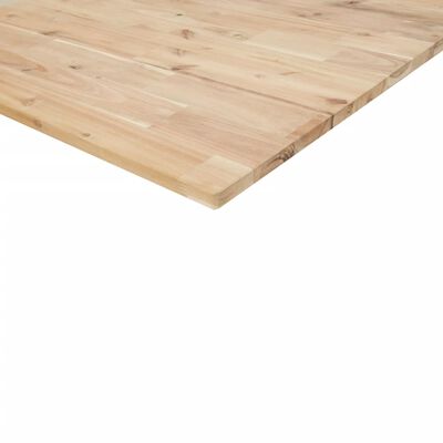 vidaXL Waschtischplatte Unbehandelt 100x60x2 cm Massivholz Akazie