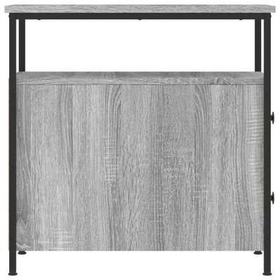 vidaXL Nachttische 2 Stk. Grau Sonoma 30x60x60 cm Holzwerkstoff