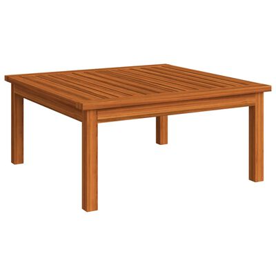 vidaXL 5-tlg. Garten-Lounge-Set mit Kissen Cremeweiß Massivholz Akazie