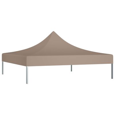 vidaXL Partyzelt-Dach 3x3 m Taupe 270 g/m²