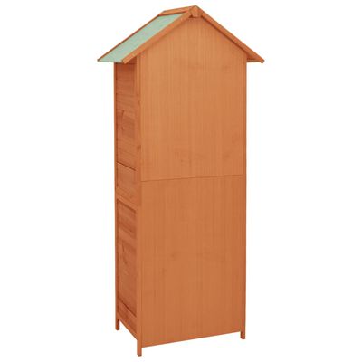 vidaXL Gartenschrank Braun 42,5x64x190 cm