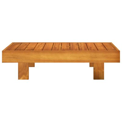 vidaXL 8-tlg. Garten-Lounge-Set mit Creme Auflagen Massivholz Akazie