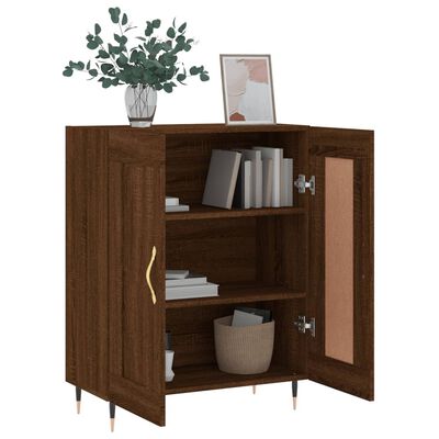 vidaXL Sideboard Braun Eichen-Optik 69,5x34x90 cm Holzwerkstoff