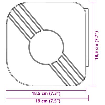 vidaXL Markise Einziehbar Blau und Weiß 5x3 m Stoff und Aluminium