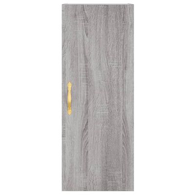 vidaXL Wandschrank Grau Sonoma 34,5x34x90 cm