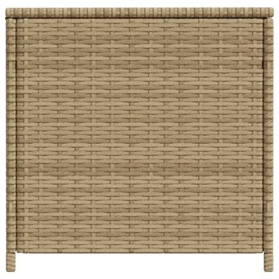 vidaXL Gartentruhe Beige 469L Poly Rattan