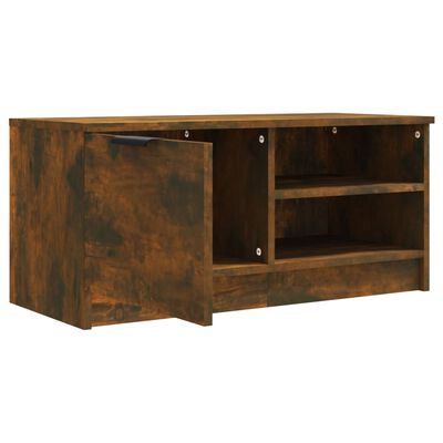 vidaXL TV-Schränke 2 Stk. Räuchereiche 80x35x36,5 cm Holzwerkstoff