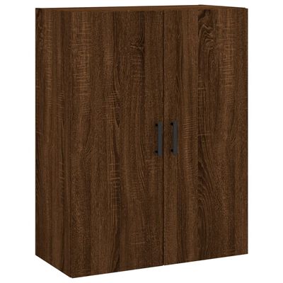 vidaXL Wandschrank Braun Eichen-Optik 69,5x34x90 cm